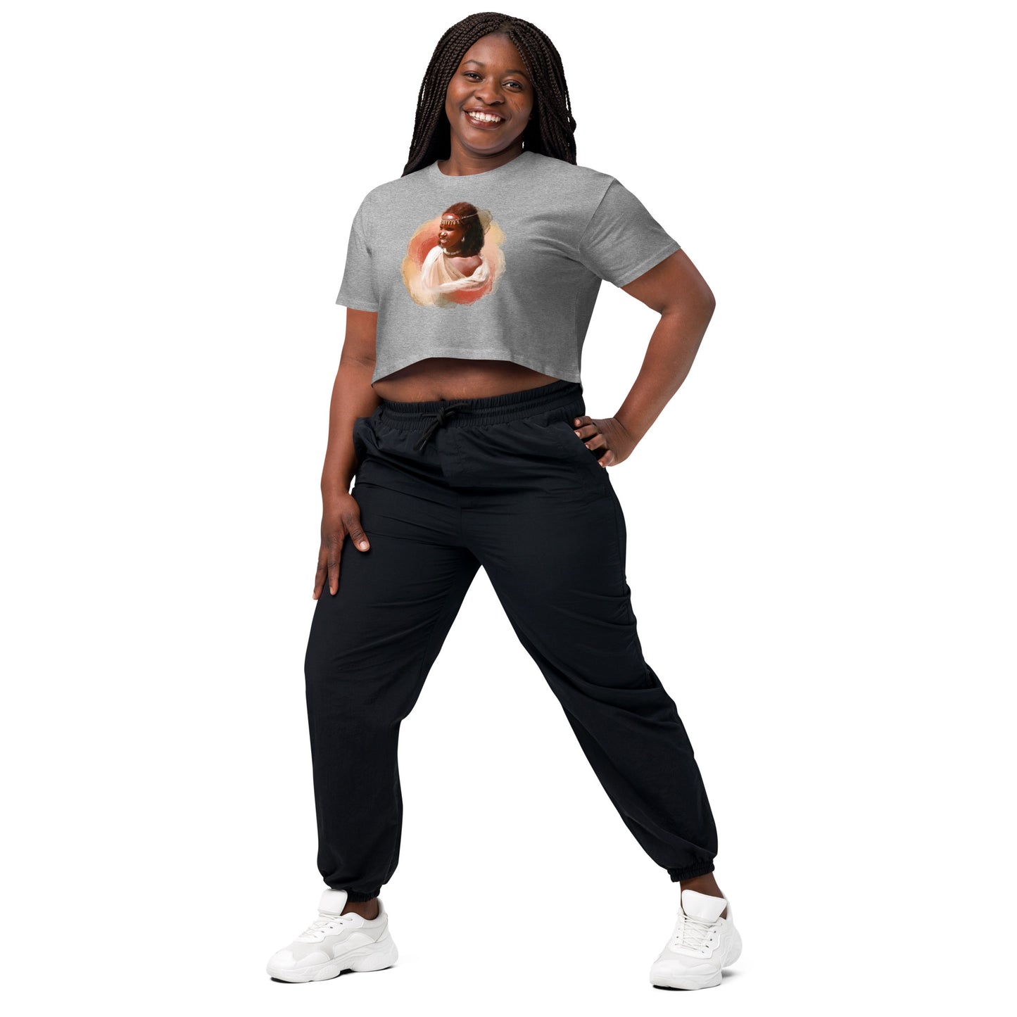 Hararghe Women’s crop top - Dark