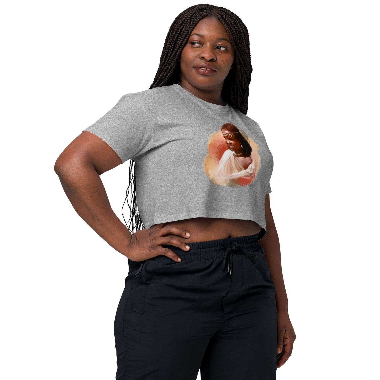 Hararghe Women’s crop top - Dark