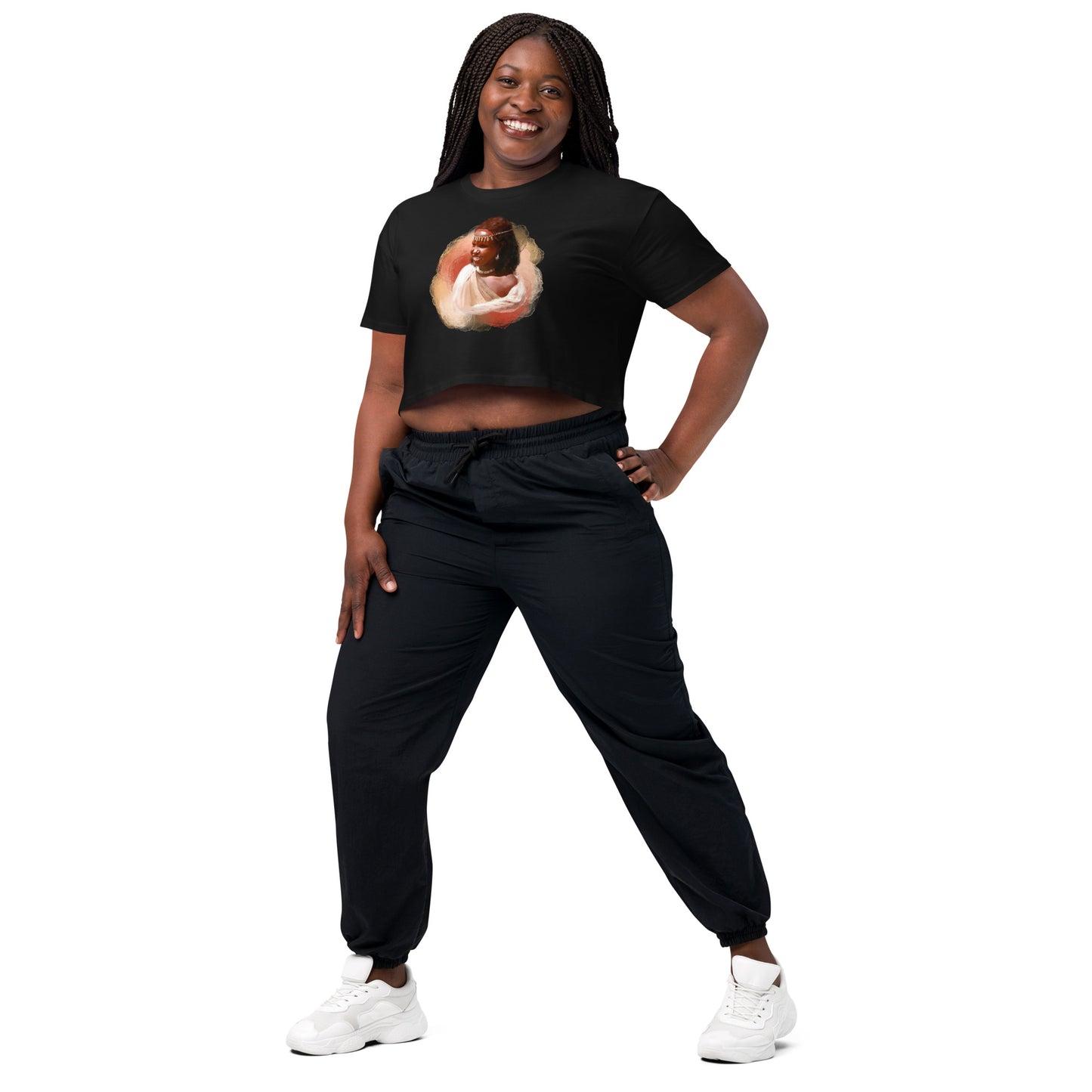 Hararghe Women’s crop top - Dark