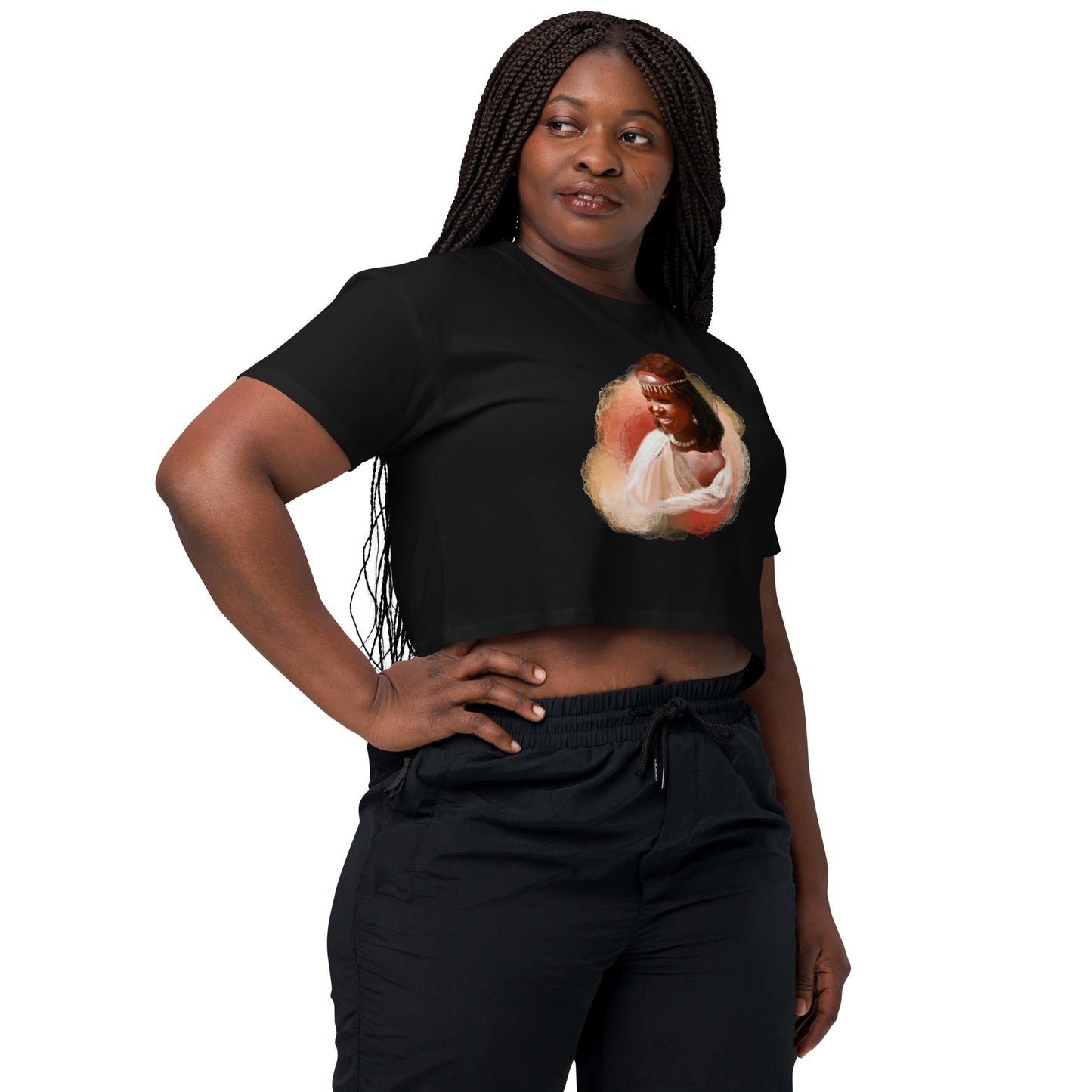 Hararghe Women’s crop top - Dark