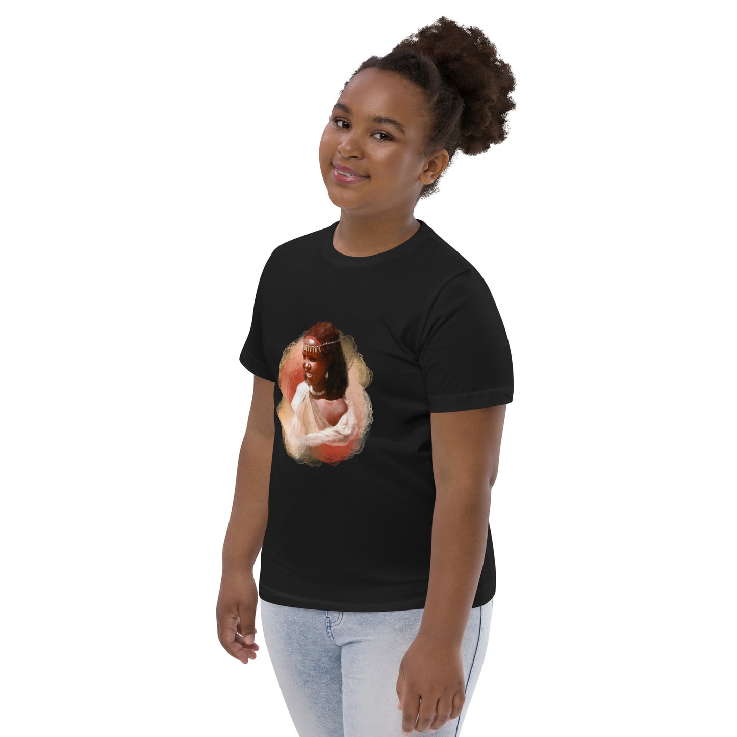 Hararghe Girl's t-shirt - Black