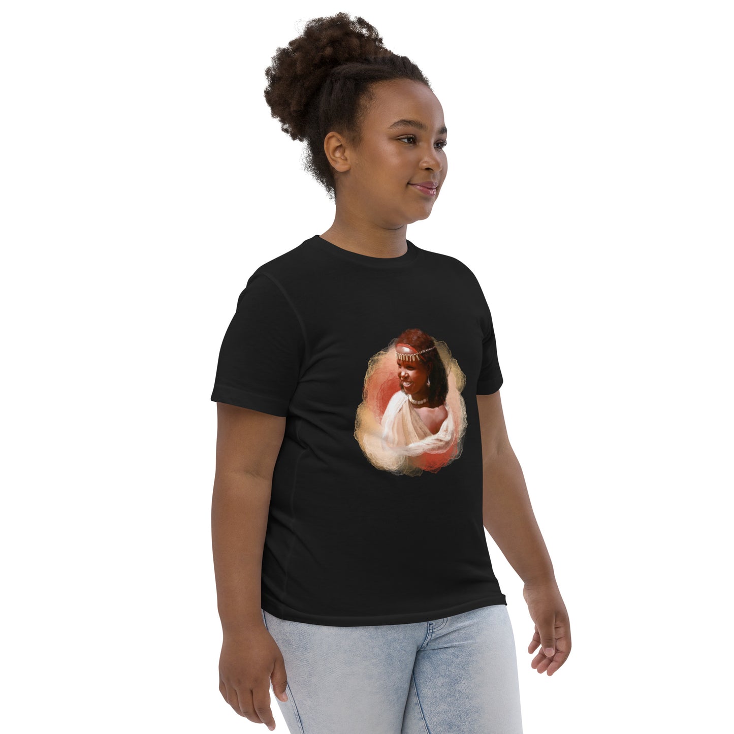 Hararghe Girl's t-shirt - Black