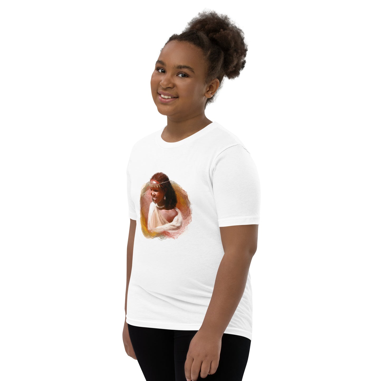 Hararghe Girl's T-Shirt - White